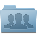 Group Folder Blue icon